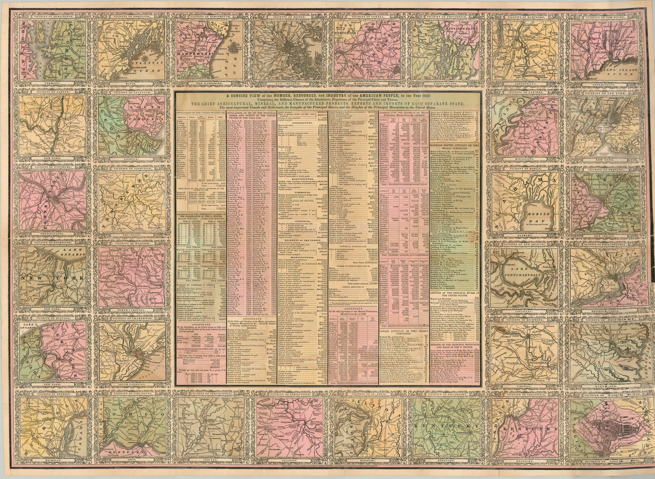 Mitchell's National Map of the United States - Image 5