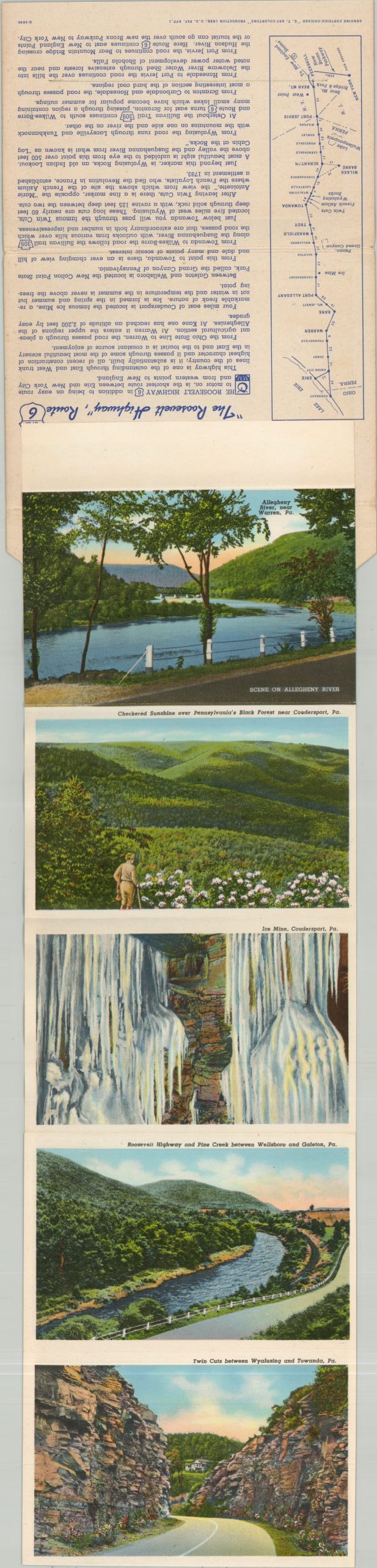 Souvenir Folder of the Roosevelt Highway and Sullivan Trail Route - Image 4