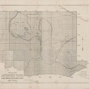 Official Map of the Land to be Opened for Settlement Indian Allotments and Coal Lands on the Fort Berthold Reservation in North Dakota