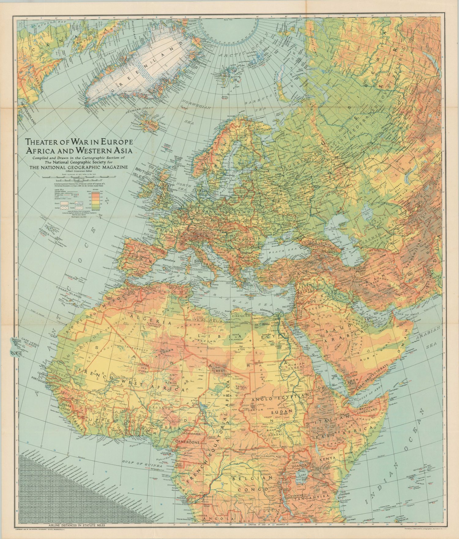 [National Geographic Maps Published During World War II] - Curtis ...