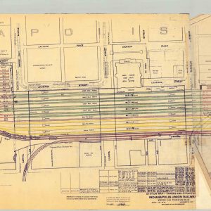 Station Map - Tracks and Structures Indianapolis Union Railway