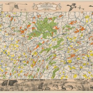 Sportsman's Map of Pennsylvania