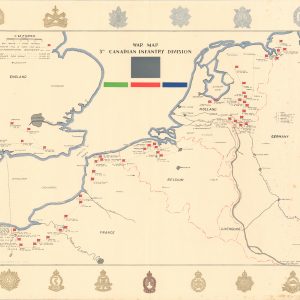 War Map 3rd Canadian Infantry Division