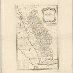 Karte von dem grössten Theil des Landes Jemen