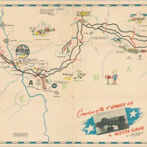Campaigns of the 9th Armored Div in Western Europe