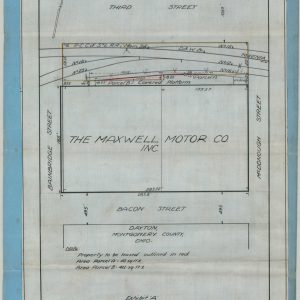 Pennsylvania Railroad System Agreement Date Dec. 10, 1918 with The Maxwell Motor Car Co. Inc Lease at Dayton, Ohio