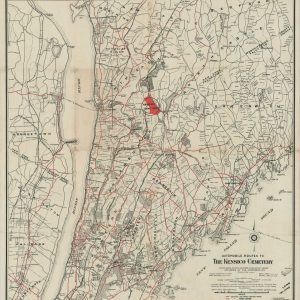 Automobile Routes to the Kensico Cemetery