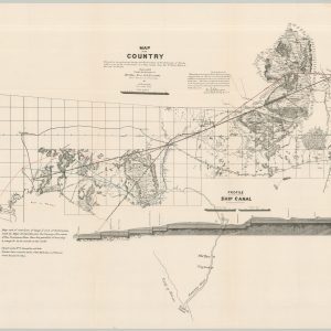 Map of the Country Embraced in the preliminary Survey and Examination of the Peninsula of Florida with a view to the construction of a Ship Canal from the St. Mary's River to the Gulf of Mexico