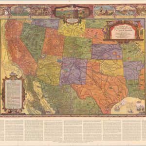 A Map of Exploration in the Spanish Southwest 1528 - 1793