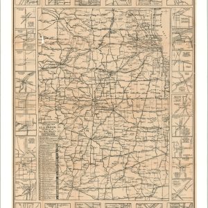 Auto Trails Map of Illinois