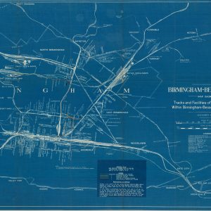 Birmingham-Bessemer, Ala. Map Showing Tracks and Facilities of Various Railroads Within Birmingham-Bessemer Terminal Area