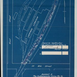 Indianapolis Union Railway Co. Belt Railroad Plan to Accompany Lease with Herman Lebeson