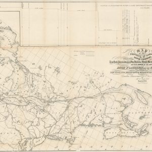 Map of the Province of Canada and the Lower Colonies Shewing the Connection by Steam Navigation with New York, Pennsylvania, Ohio, Indiana, Illinois, Michigan, Wisconsin, & Minnesota, and with Europe...