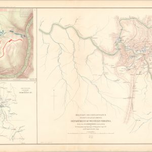 Military Reconnaissance, Vicinity of Gauley Bridge, Western Va.; Map of the Battlefield of Carnifix Ferry; Sketch of the Country around Somerset, Ky.