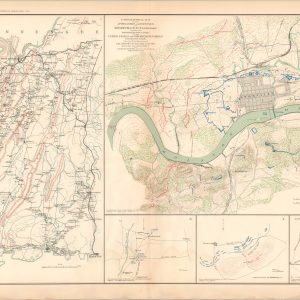 The Chickamauga Campaign; Topographical Map of the Approaches and Defenses of Knoxville, E. Tennessee;