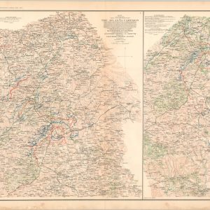 Map Illustrating the Fourth Epoch of the Atlanta Campaign; Map Illustrating the Fifth Epoch of the Atlanta Campaign;