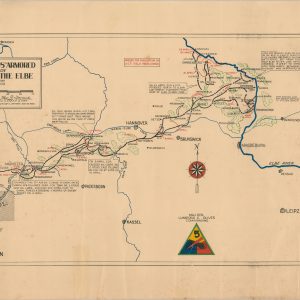 Advance of the 5th Armored Victory Division Rhine River to the Elbe