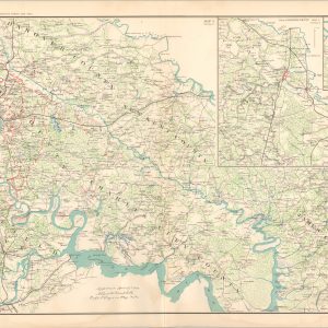 Map of the Vicinity of Richmond, Va. and Part of the Peninsula