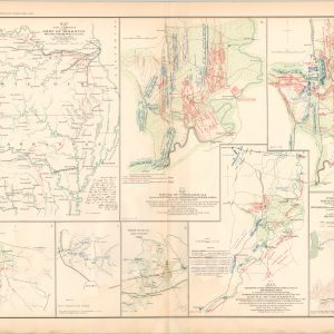 Map of the Fall Campaign of the Army of Missouri; Map of the Battle of Chickamauga; Map of the Engagement at Wauhatchie, Tenn.