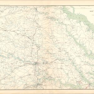 Part of the Map of the Military Department of Southeastern Virginia and Fort Monroe