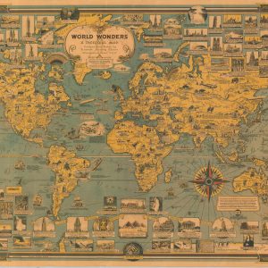 World Wonders A Pictorial Map