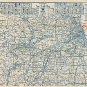 Rand McNally Official 1919 Auto Trails Map District No. 1