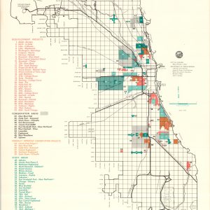 [Maps of Chicago Urban Renewal Projects]