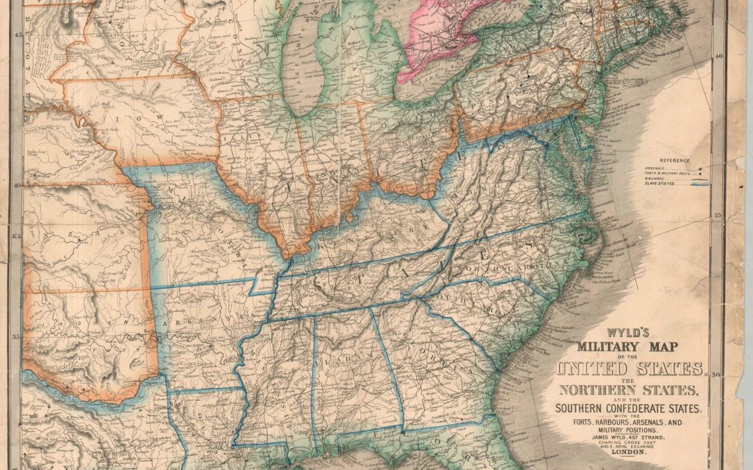 Wyld’s Military Map of the United States, the Northern States, and the Southern Confederate States