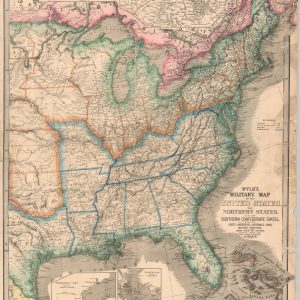 Wyld's Military Map of the United States, the Northern States, and the Southern Confederate States