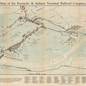 Industrial Map of the Kentucky & Indiana Terminal Railroad Company, Louisville