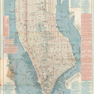Citizens' and Travelers' Guide Map In To & From the City of New York and Adjacent Places