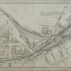 N.Y.C.R.R. Charleston, W. Va. Plan of Charleston Yard Bullitt St. to Broad St.