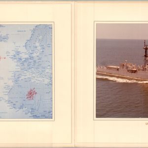 Track Chart U.S.S. Ainsworth