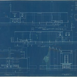 [Construction Blueprints for the Bexley Theater in Bexley, Ohio]