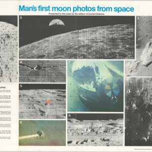 NASA moon map for U.S. Astronauts [and] Man's first moon photos from Space