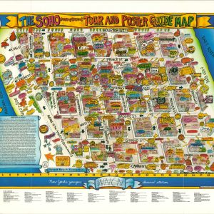 The Soho (South of Houston) Tour and Poster Guide Map