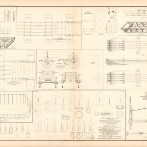 Drawings of Canvas Pontoon Boats, Bridges and Chess Wagons; Drawings of Rifled Projectiles used by the Rebels in the Virginia Campaign of 1864;