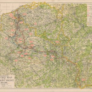 The Strategical Record Map of the Western Front 1914-1918