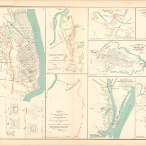 Rebel Defenses at Mobile, Ala.; Sketch of the Main Line of Enemy's Works in front of Petersburg, Va.; Sketch of Affair at Rappahannock Station, Va.; Sketch of the Battle-Field at West Harpeth River, Tenn.