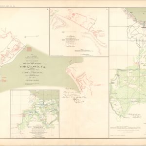 Reconnaissance of the Secession Works at Yorktown, Va.; The Position of Yorktown with the Approaches