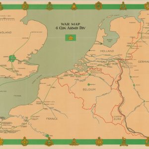 War Map 4 Cdn Armd Div