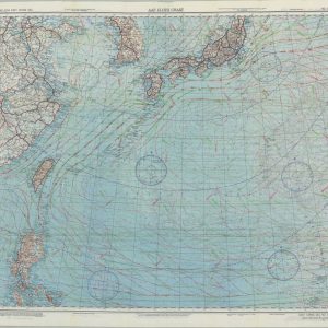 AAF Cloth Chart - No. C-52 Japan and South China Seas [and] No. 53 East China Sea
