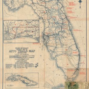 Rand McNally Official 1922-1923 Auto Trails Map District No. 21