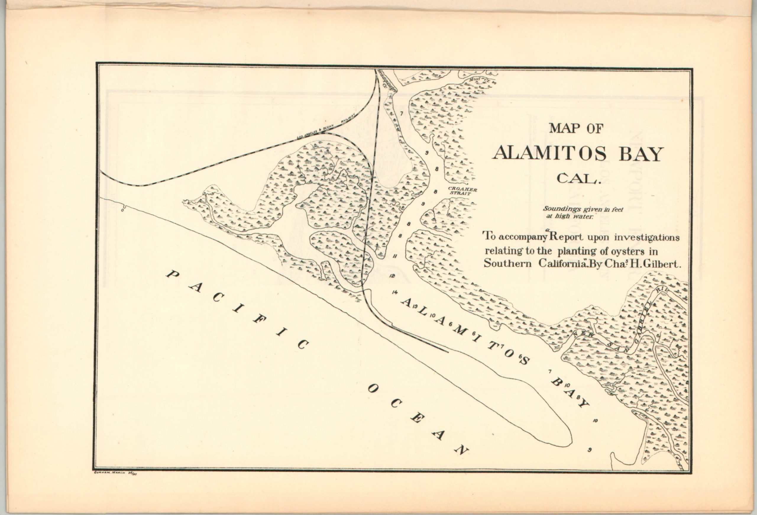 Report Upon Certain Investigations Relating to the Planting of Oysters in Southern California