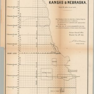 No. 1 Sketch of the Public Surveys in Kansas & Nebraska