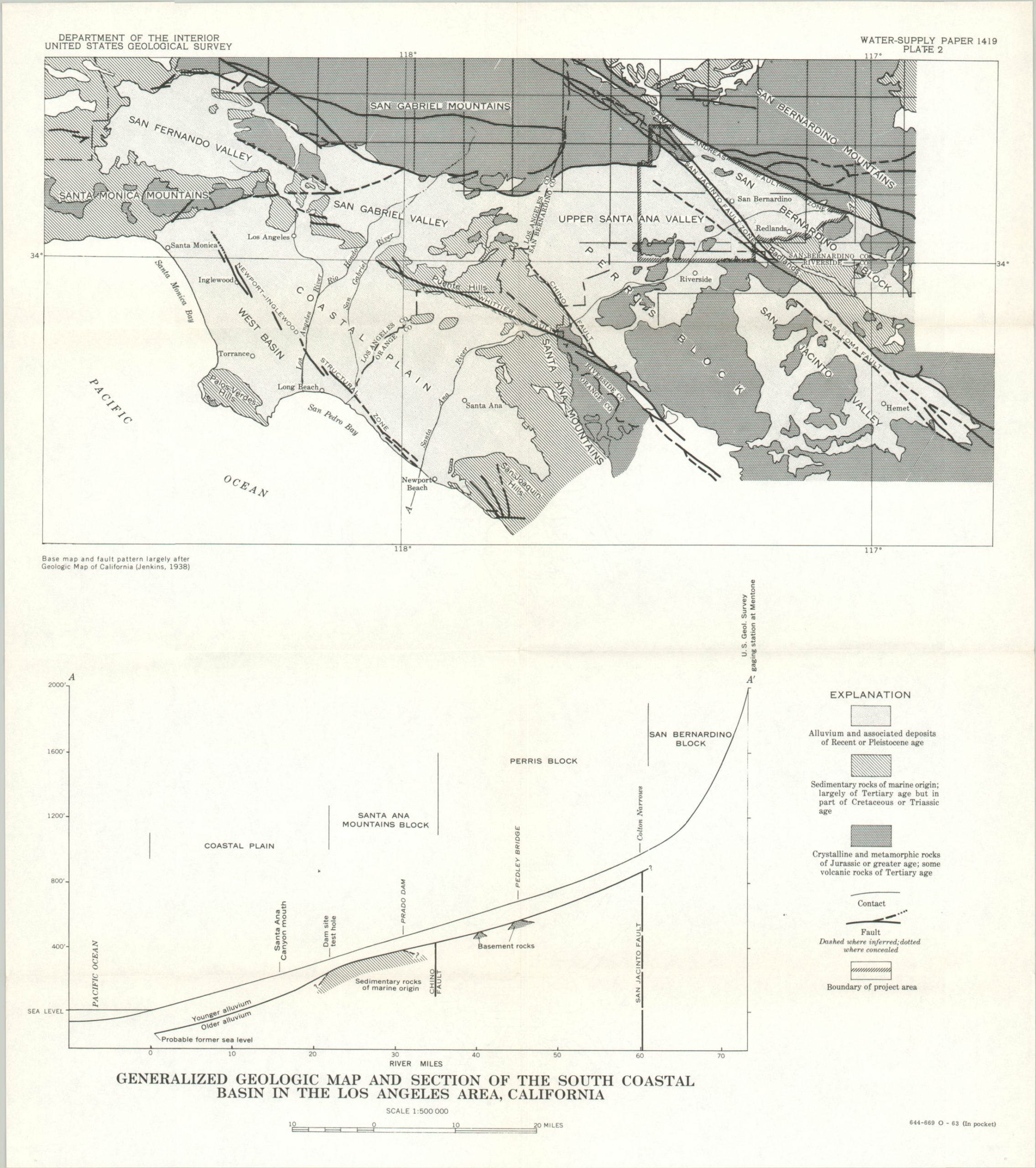 Geologic and Hydrologic Features - San Bernardino Area, California - Image 5