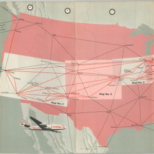 TWA Air Routes in the United States