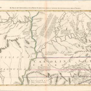 Il Paese de Cherachesi, con la Parte Occidentale della Carolina Settentrionale e della Virginia