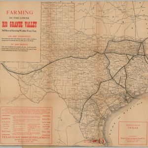Sectional Map of Texas Compliments of Texas Coast Irrigated Land Co.