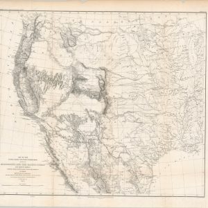 Map of the United States and Their Territories Between the Mississippi and the Pacific Ocean and Part of Mexico